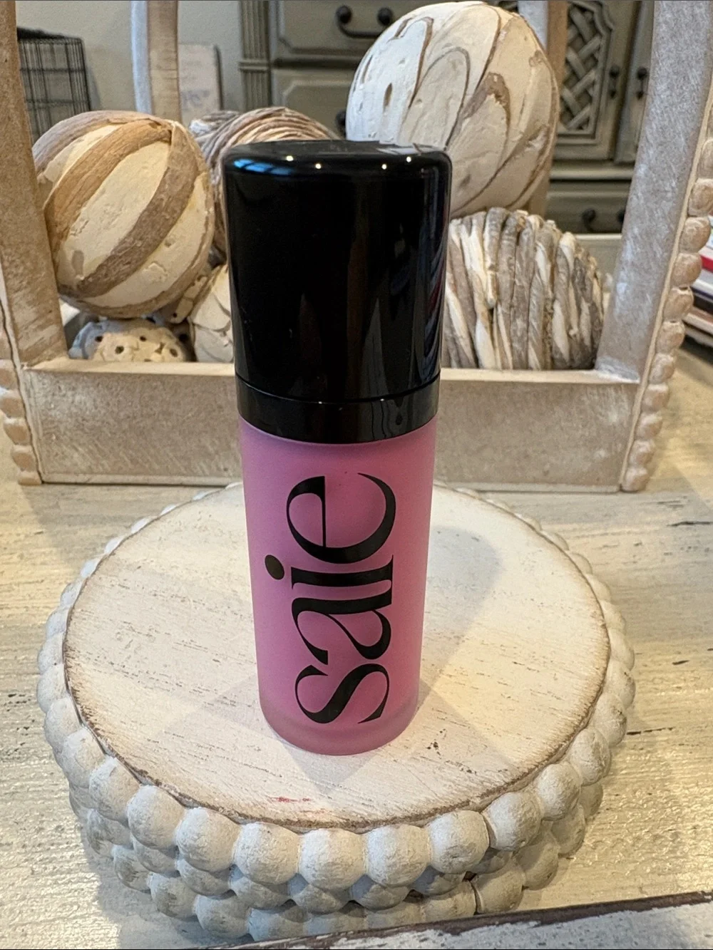 Saie Dew Blush Liquid Cheek Flush — Baby Pink